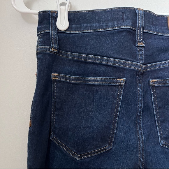 Madewell 9” Mid-Rise Skinny Jeans Women's Size 26 Dark Wash - Picture 13 of 15